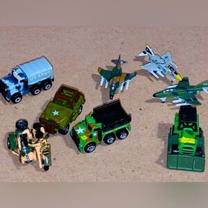 Vintage Micro Machine Military Car/Plane Lot/Bundle of 8